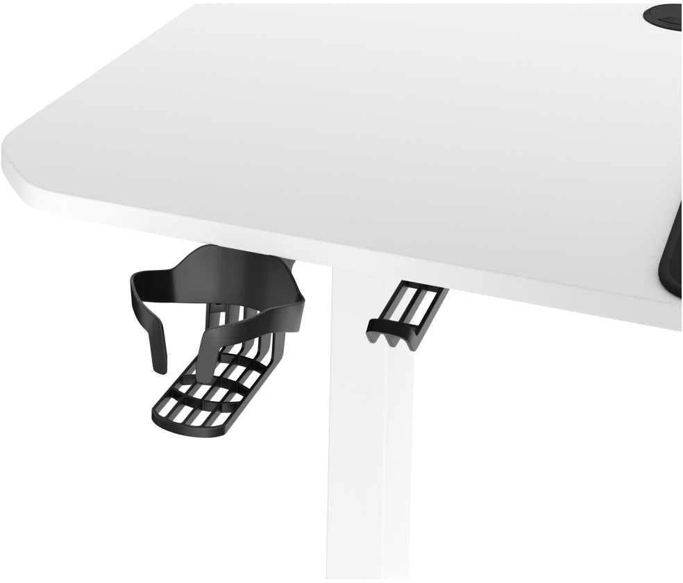 Diablo Chairs Diablo X-Tension 1600 Baltas elektra reguliuojamas Žaidimų Stalas | 1600 x 600 x 1170 mm