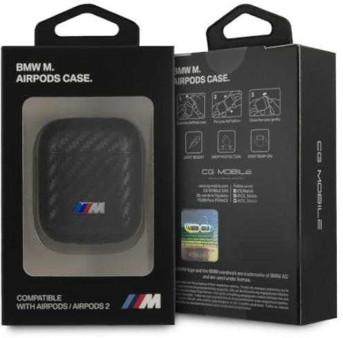BMW M Edition AirPods 1/2 dėklas, juodas