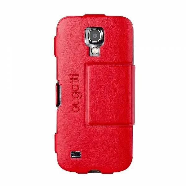 Dėklas Bugatti UltraThin Book i9195 S4 mini raudona 08332