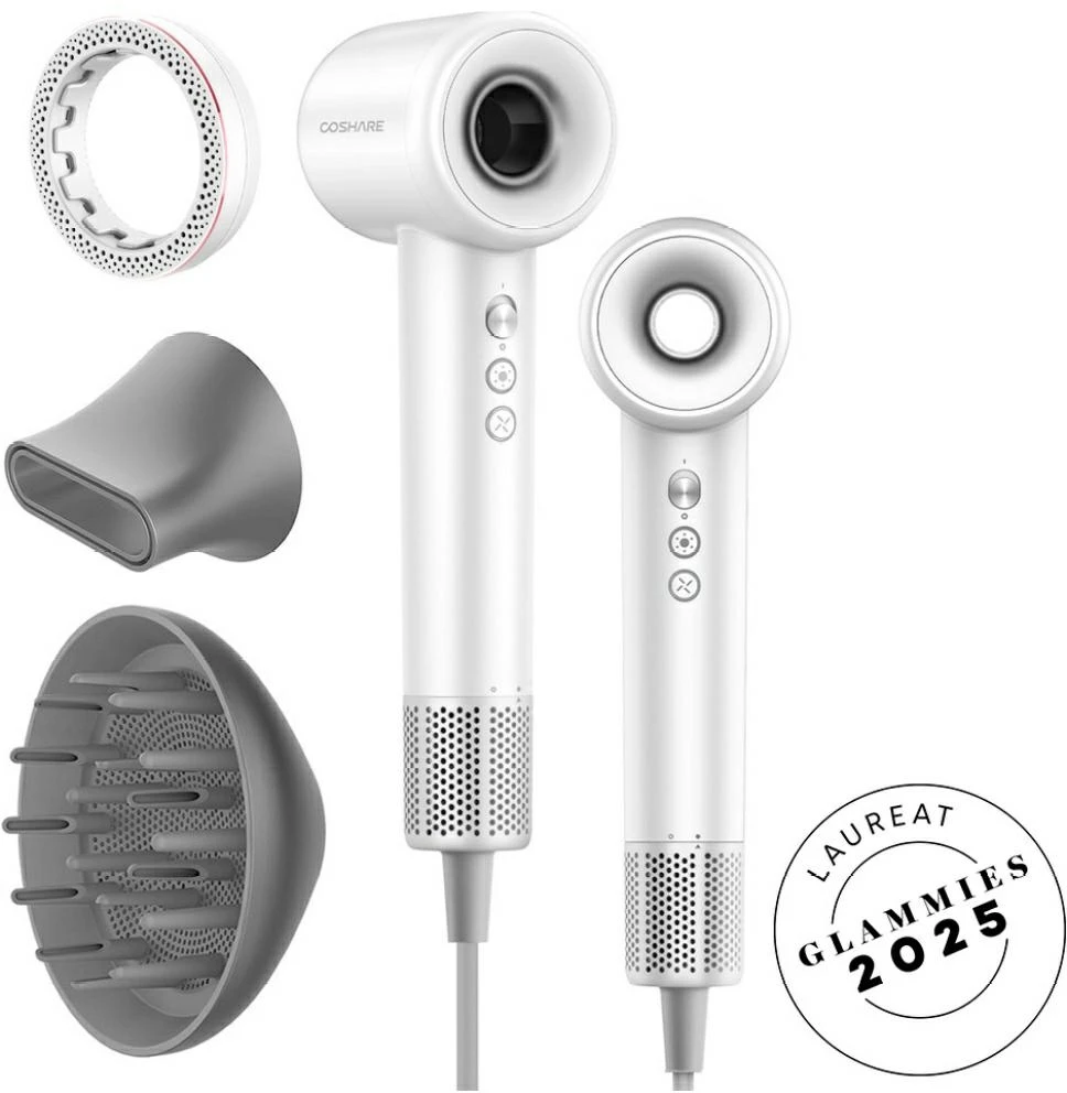 Plaukų džiovintuvas COSHARE SuperFlow1 PRO HD10E baltas