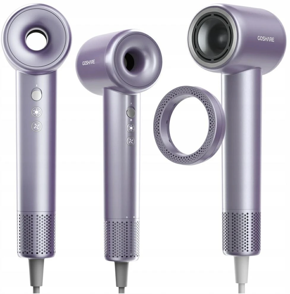Plaukų džiovintuvas Džiovintuvas Coshare Do włosów SuperFlow1 Standard HD10E violetinė