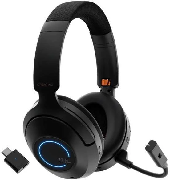 Creative Zen Hybrid Pro belaidės ausinės juodos spalvos Bluetooth LE Audio ANC