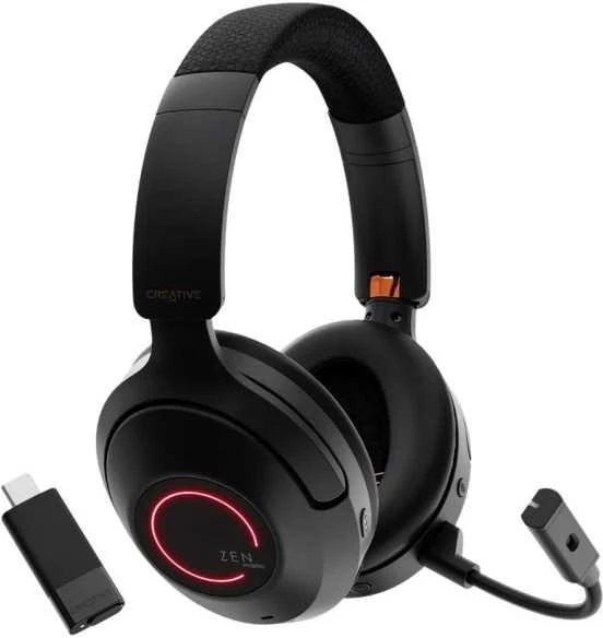 Creative Zen Hybrid Pro belaidės ausinės juodos spalvos Bluetooth LE Audio ANC