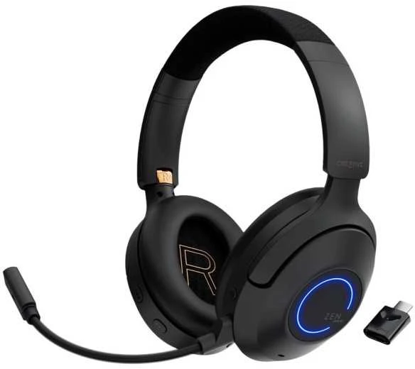 Creative Zen Hybrid Pro belaidės ausinės juodos spalvos Bluetooth LE Audio ANC