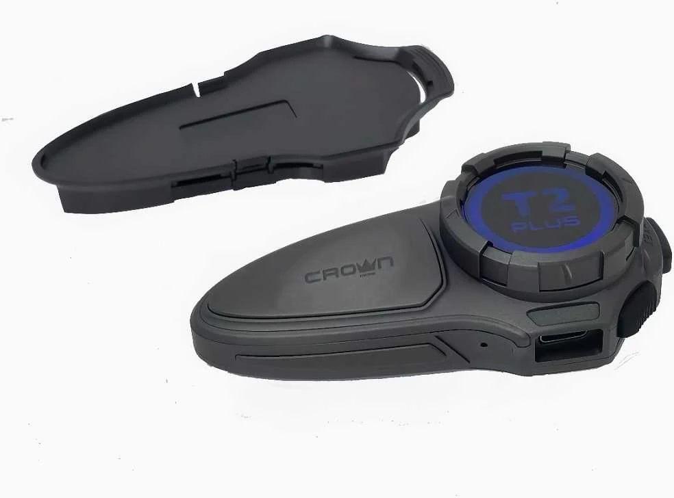 Motorcycle intercom Crown C200 Mesh Bluetooth juodos spalvos