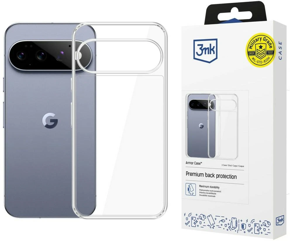 3Mk Protection 3mk Armor dėklas, skirtas „Google Pixel 11 Pro“ – skaidrus