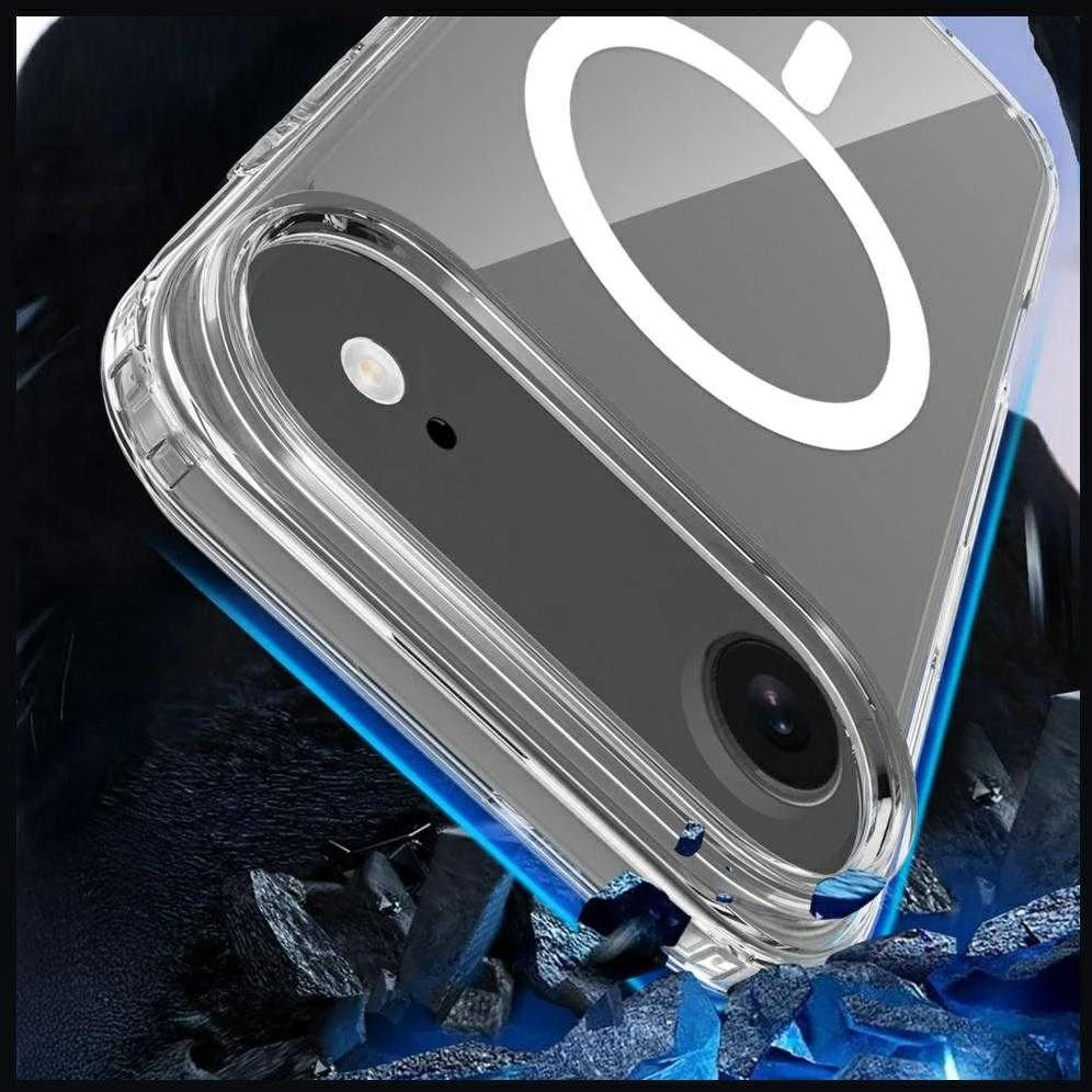 Dėklas 3Mk Apsauginis 3mk „Armor MagCase“, skirtas „iPhone 17 Air“ – skaidrus