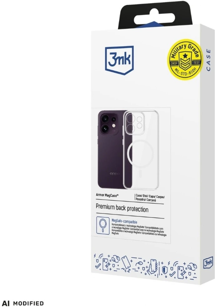 3Mk Protection 3mk Armor Magcase dėklas Oppo Reno 16 F / Reno 16 FS (CPH2859) - Permatomas