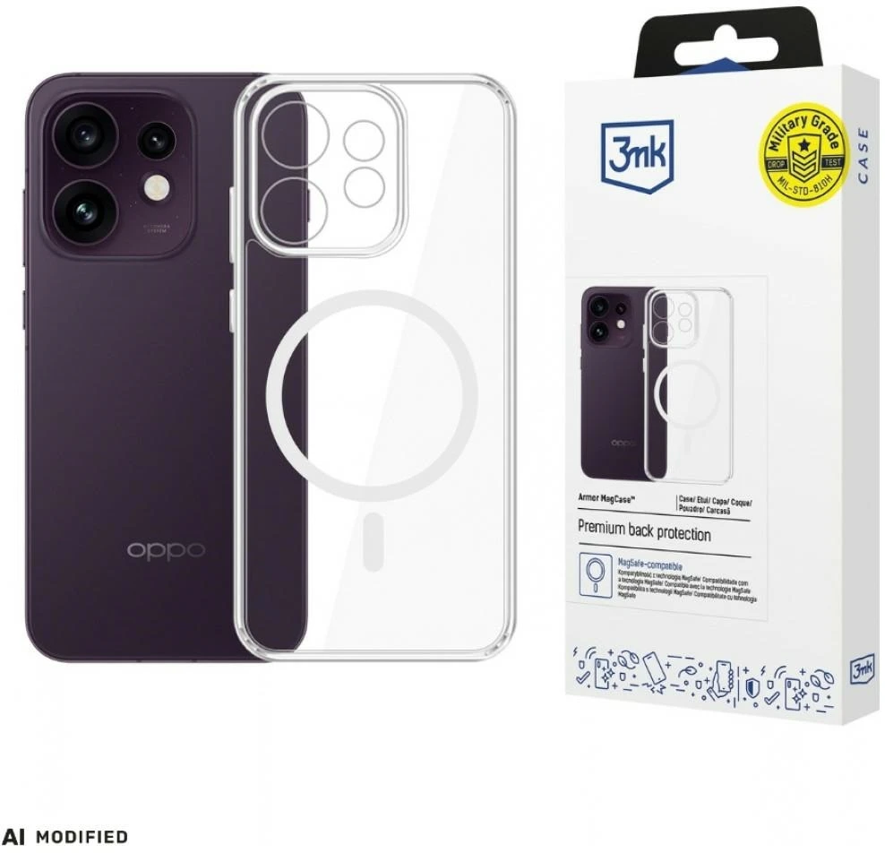3Mk Protection 3mk Armor Magcase dėklas Oppo Reno 16 F / Reno 16 FS (CPH2859) - Permatomas