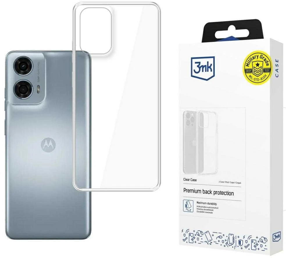 3Mk Protection 3mk skaidrus dėklas Motorola Moto E14 / G04 / G24 Power / G24 4G - skaidrus