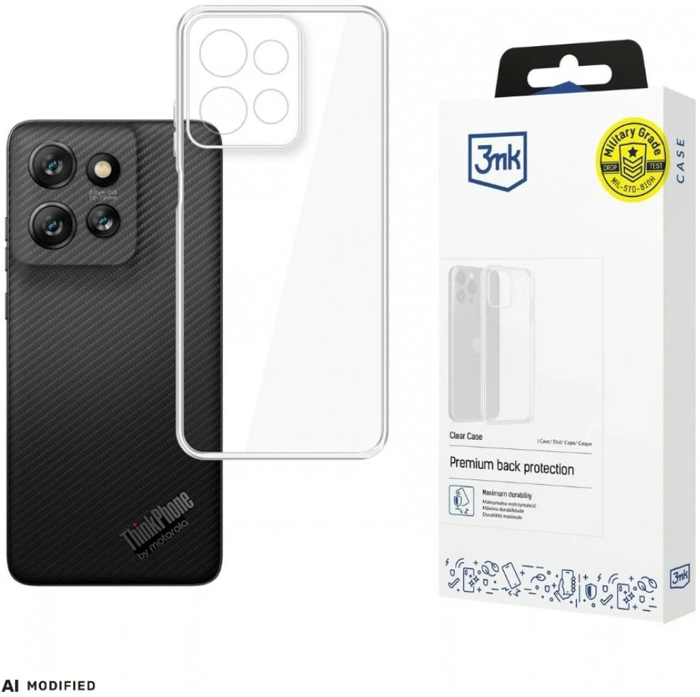 3Mk Protection 3mk skaidrus dėklas, skirtas Motorola ThinkPhone25 - skaidrus