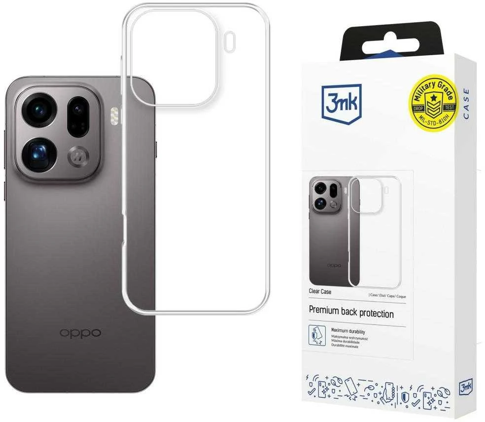 3Mk Protection 3mk skaidrus „Oppo Find X9 Pro“ dėklas - permatomas