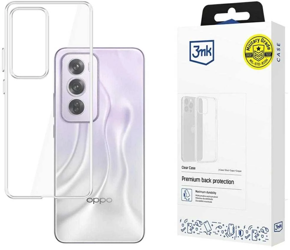 Nezatříděno 3Mk Protection 3mk skaidrus dėklas, skirtas Oppo Reno 12 Pro - skaidrus