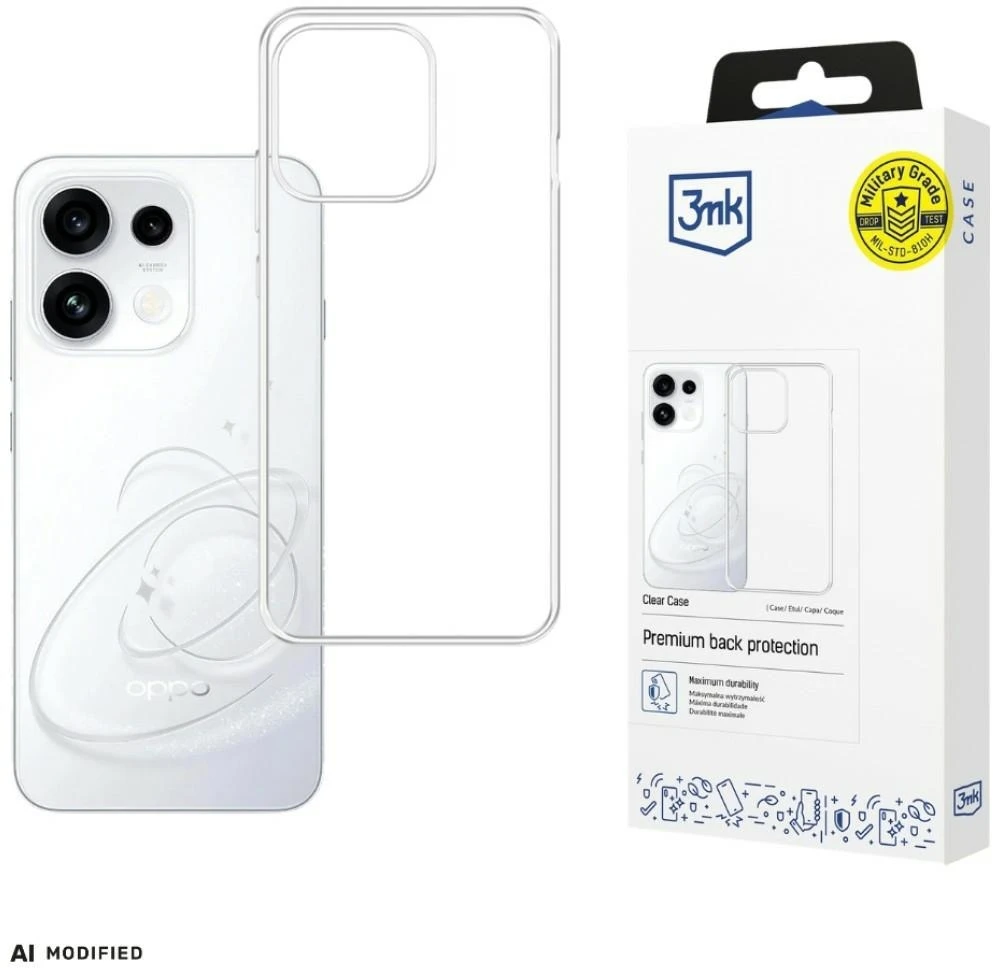3Mk apsauga Oppo Reno 16 F / Reno 16 FS (CPH2859) - 3mk skaidrus dėklas