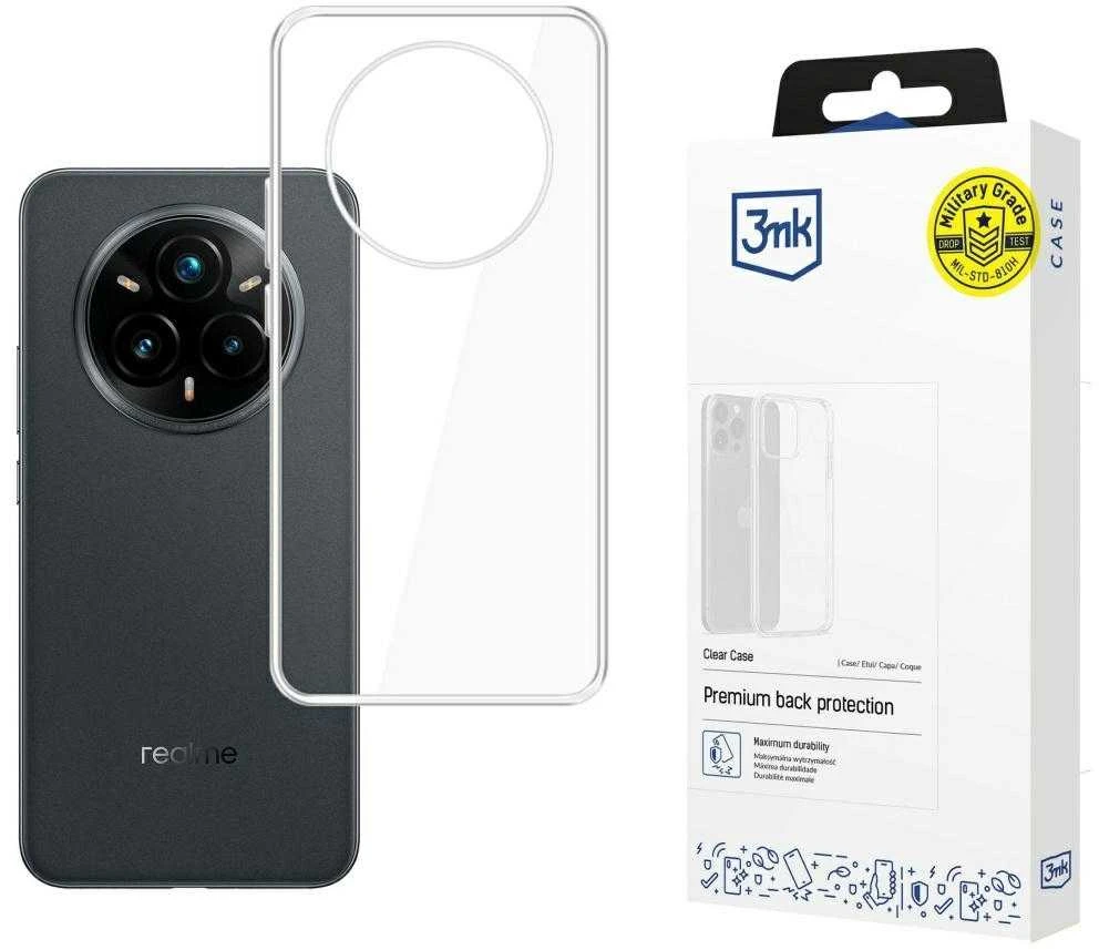 3mk skaidrus dėklas, skirtas Realme 14 Pro+ - permatomas