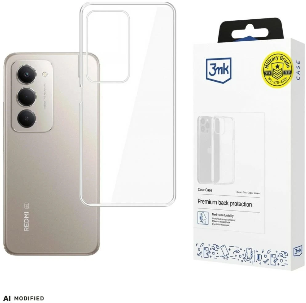 3Mk apsauga Redmi 15 4G/ 15 5G - 3mk skaidrus dėklas