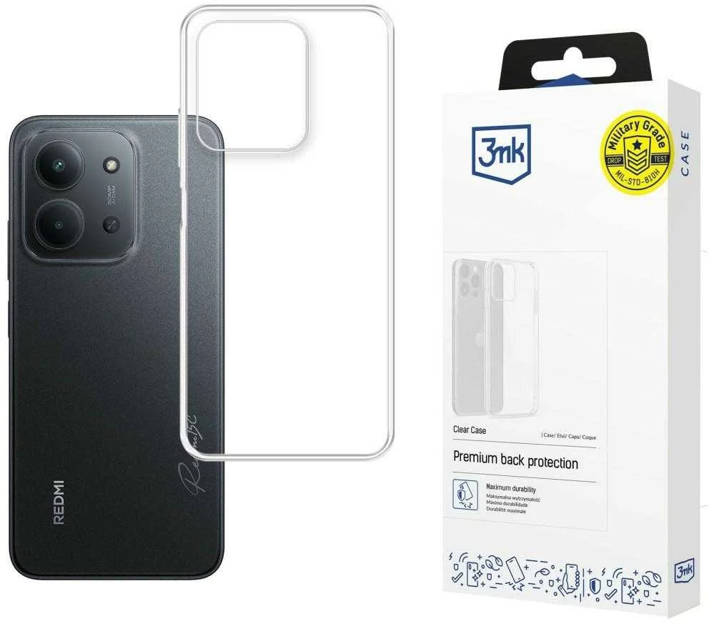 3Mk apsauga Redmi 15C 4G/5G (173 mm) - 3mk skaidrus dėklas
