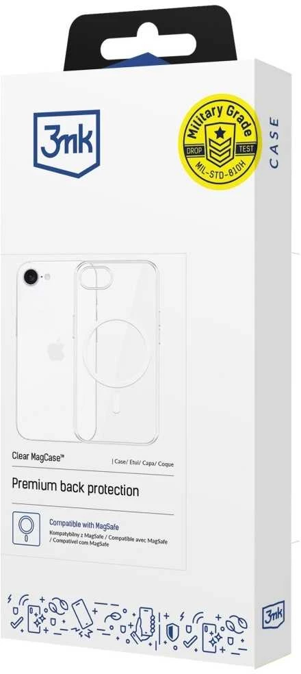 3MK skaidrus MagDėklas Apple iPhone 16E