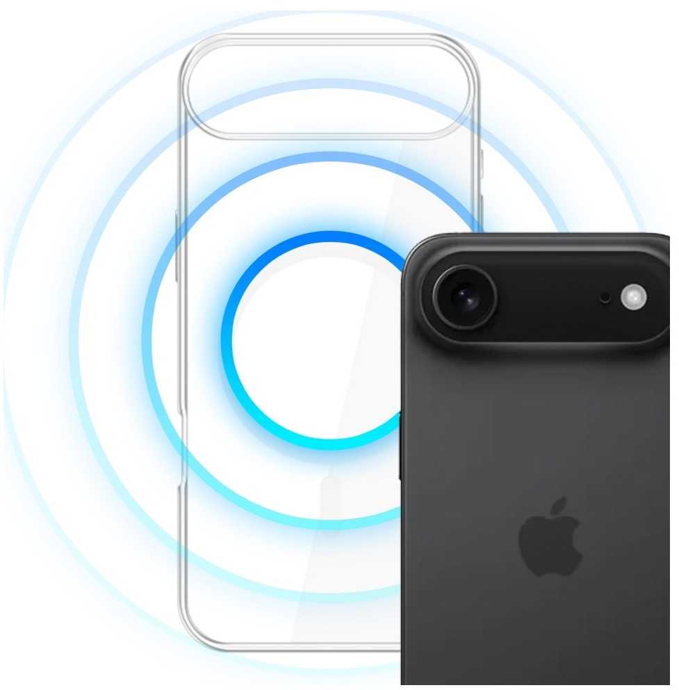 Dėklas 3mk EverClear MagCase for Apple iPhone 17 Air - transparent