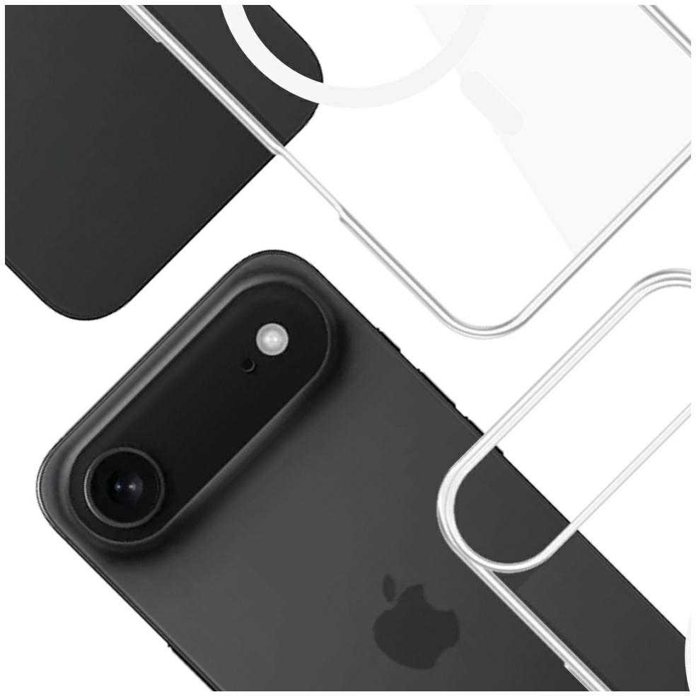 Dėklas 3mk EverClear MagCase for Apple iPhone 17 Air - transparent