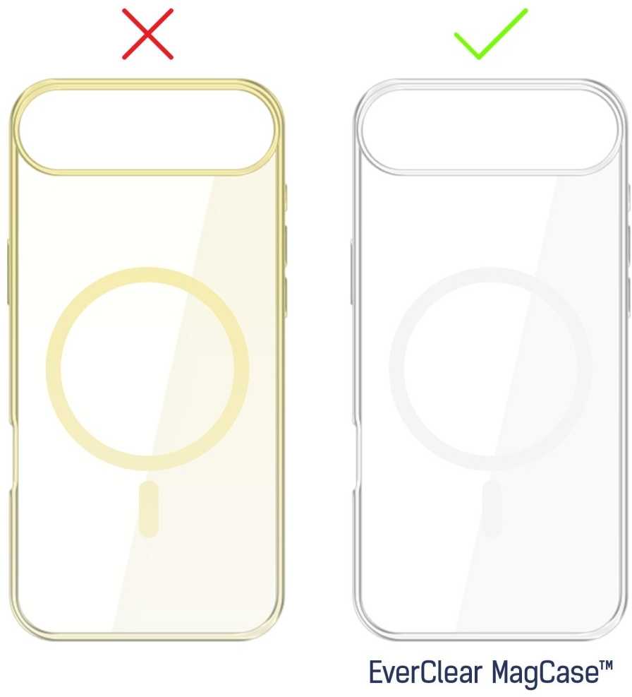 Dėklas 3mk EverClear MagCase for Apple iPhone 17 Air - transparent