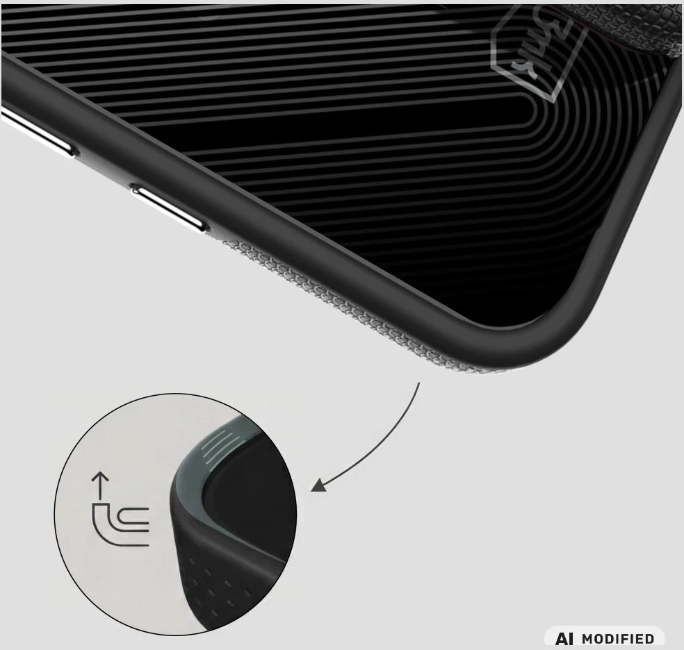 Dėklas 3mk Fortis MagCase, skirtas Samsung Galaxy S26 FE – juodos spalvos