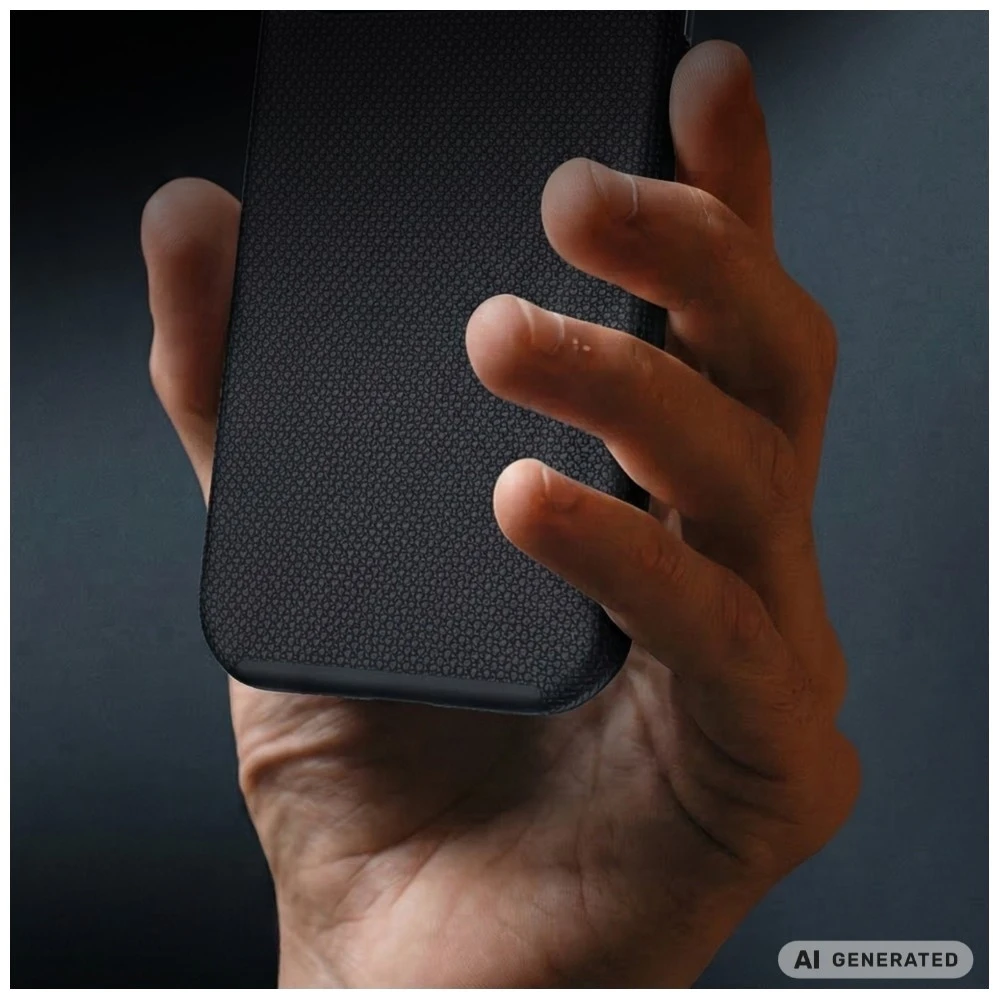 Dėklas 3mk Fortis MagCase, skirtas Samsung Galaxy S26 FE – juodos spalvos