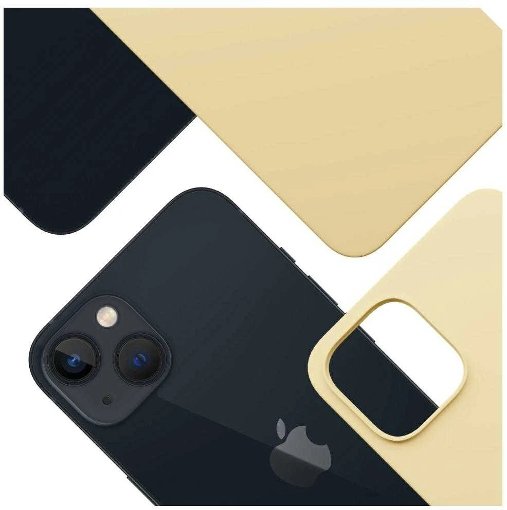 Dėklas 3MK Hardy MagSilicone do Apple iPhone 15 Plus geltona