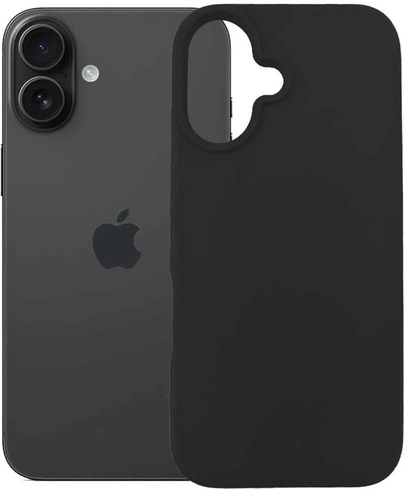 Dėklas 3MK klasės „Hardy MagSilicone“, skirtas „Apple iPhone 16 Plus“, grafito spalvos