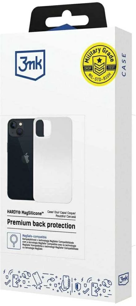 Dėklas 3MK Hardy MagSilicone do Apple iPhone 14 Plus balta
