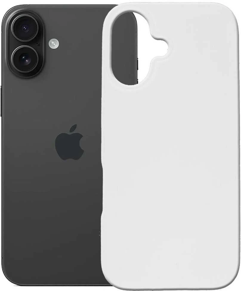 Dėklas 3MK Hardy MagSilicone do Apple iPhone 16 Plus balta