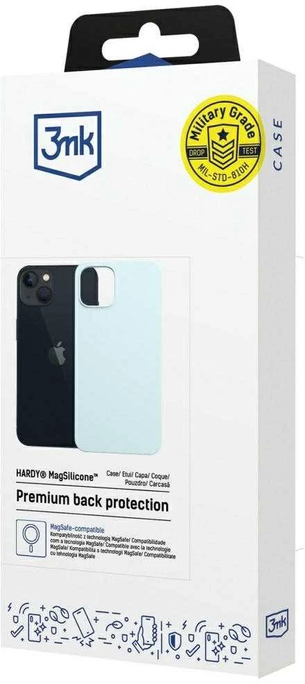 Dėklas 3MK Hardy MagSilicone do Apple iPhone 14 Plus mėlyna