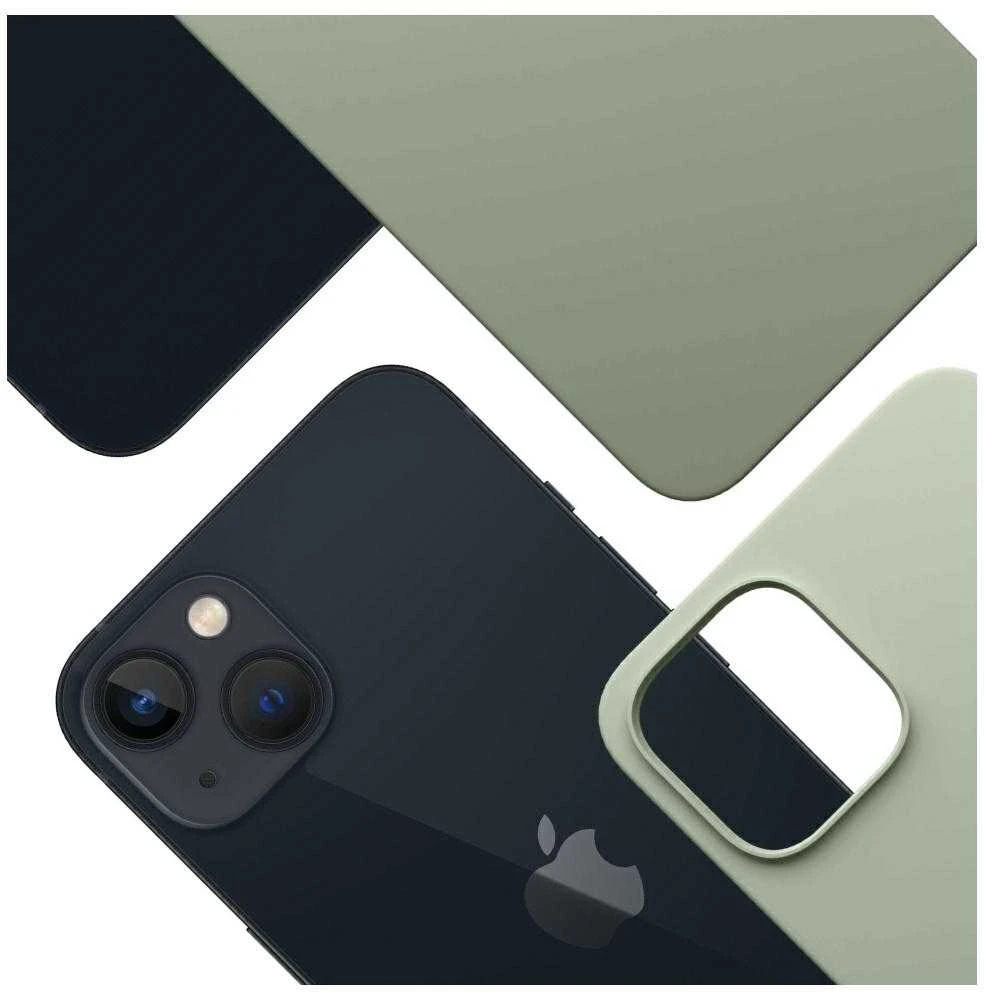 Dėklas 3MK Hardy MagSilicone do Apple iPhone 15 Plus žalia