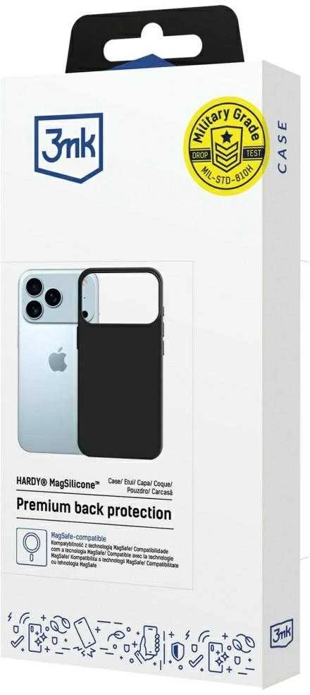 3mk Hardy silikoninis MagCase Apple iPhone 17 Pro Max dėklas