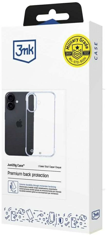 Nezatříděno Dėklas 3MK Just20g Clear Case do iPhone 16 Plus