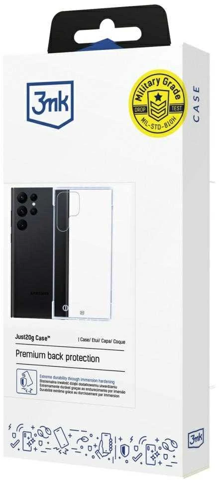 Samsung Galaxy S22 Ultra 5G - 3mk Just20g skaidrus dėklas