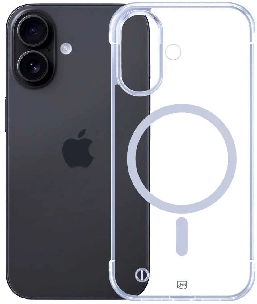 Dėklas 3Mk Apsauginis 3mk Just20g MagCase iPhone 17 - skaidrus