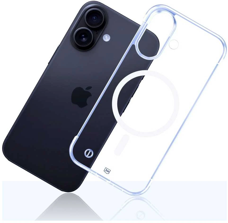 Dėklas Nezatříděno 3Mk apsauga 3mk Just20g MagCase iPhone 16 Plus - skaidrus