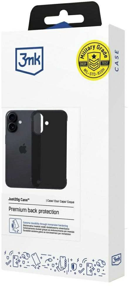 3MK Just20g matinis dėklas, skirtas iPhone 16