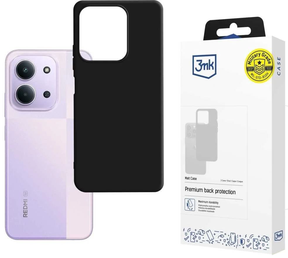 3Mk apsauga Redmi 15C 4G/5G (173 mm) - 3mk matinis dėklas