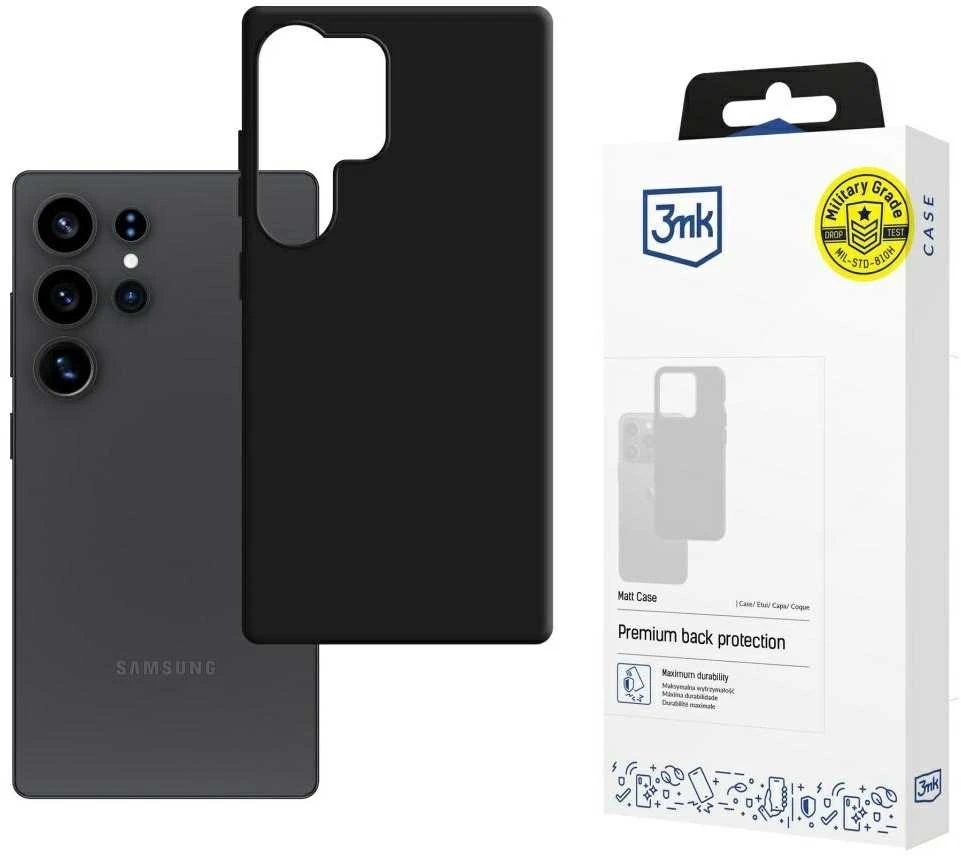 Dėklas 3mk Matt Case Samsung S938 S25 Ultra juodas
