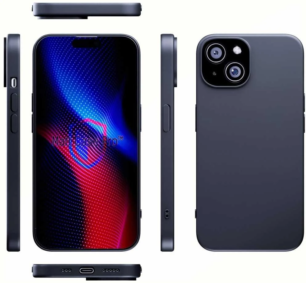 Dėklas 3MK Matt Case Pro, skirtas iPhone 15