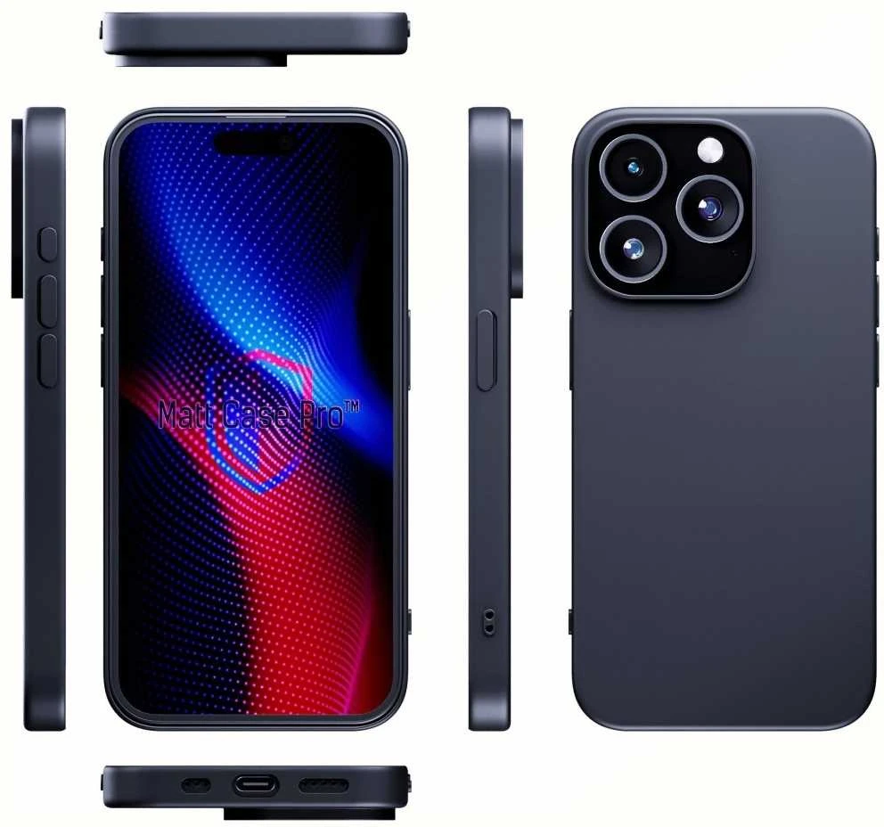 Dėklas 3MK Matt Case Pro do iPhone 15 Pro