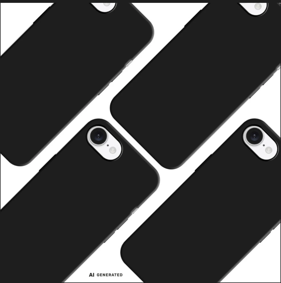 Dėklas 3mk Matt Case Pro, skirta Apple iPhone 16E – matinė juoda