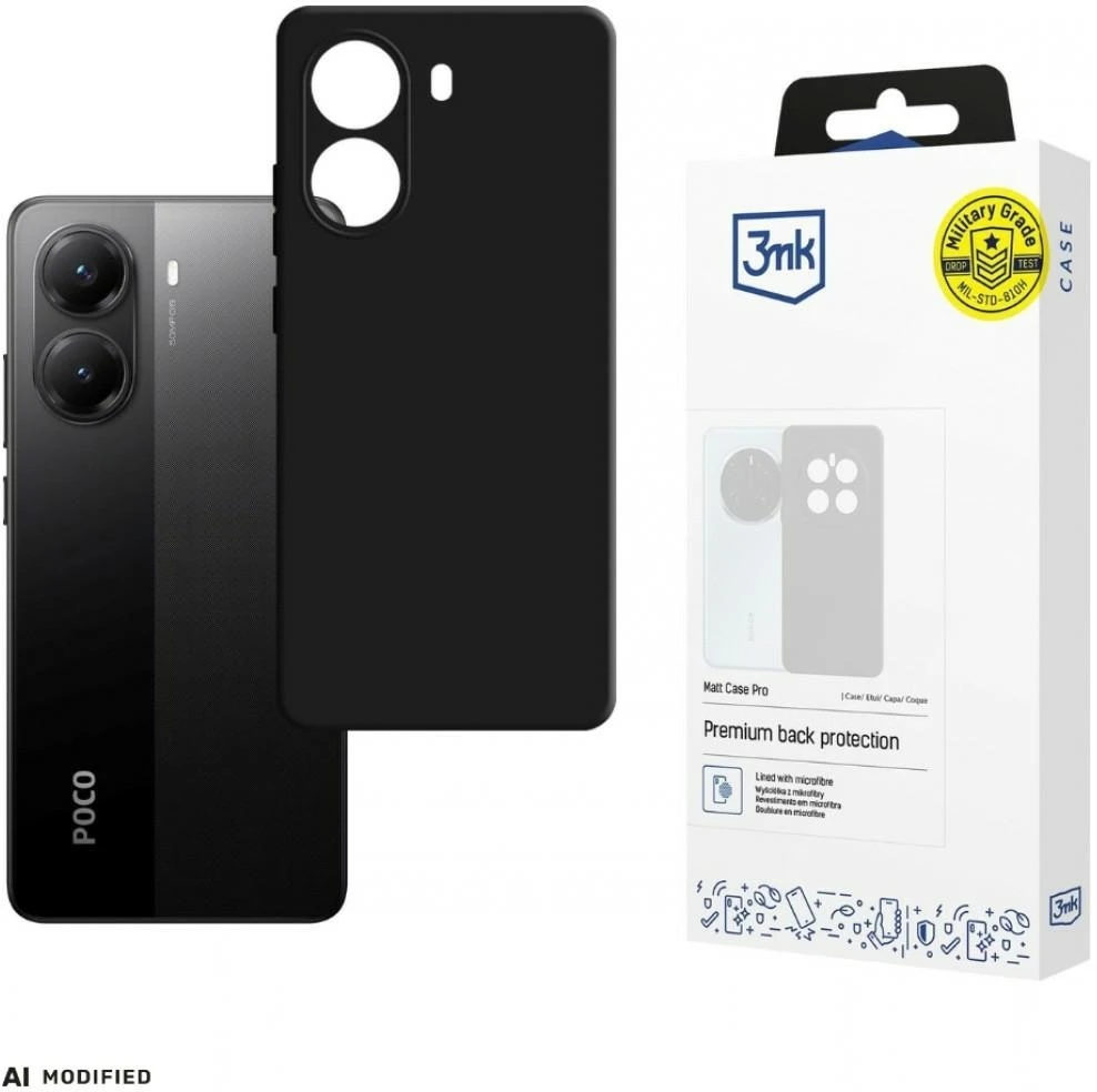 3Mk apsauga Poco X7 Pro 5g - 3mk matinis dėklas Pro