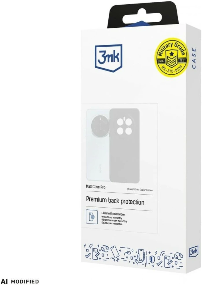 3Mk apsauga Poco X7 Pro 5g - 3mk matinis dėklas Pro