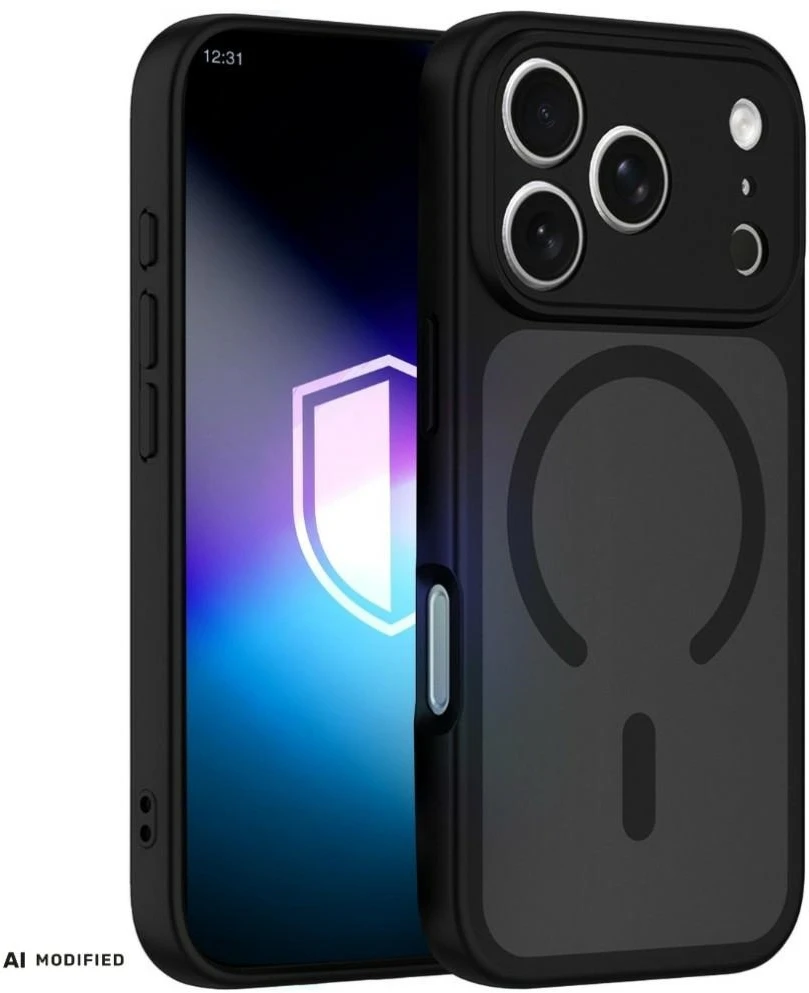 Dėklas Apple iPhone 17 Pro/ 18 Pro – 3mk Misty MagCase juodas