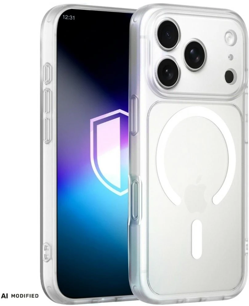 Dėklas 3MK Misty MagCase iPhone 17 Pro/18 Pro baltas
