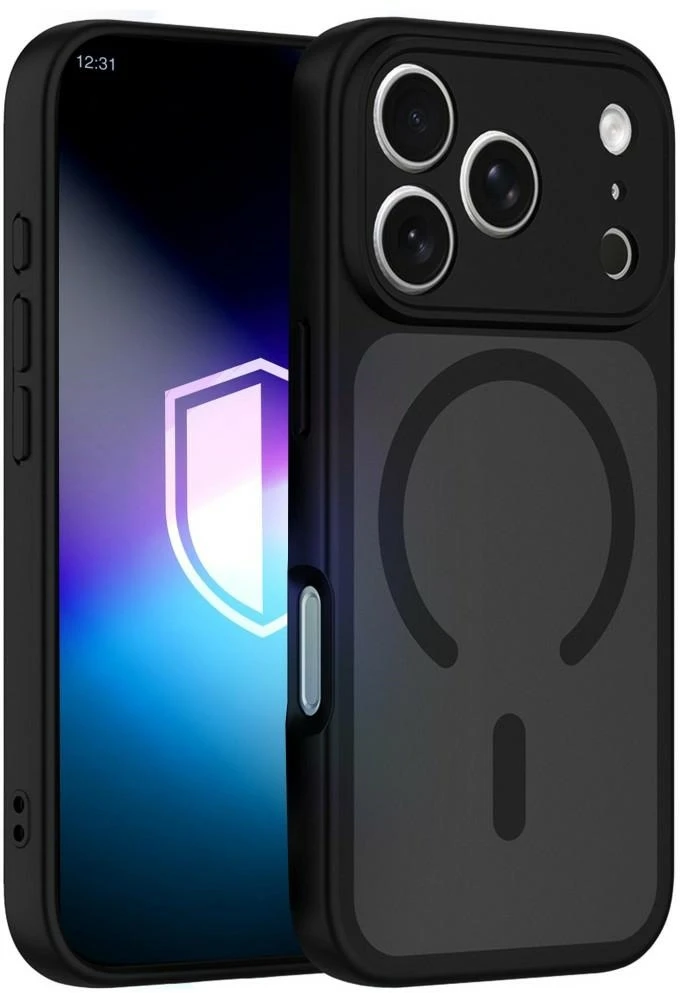 3mk Misty MagCase telefono dėklas iPhone 17 Pro Max / 18 Pro Max, juodas