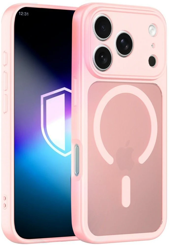 Dėklas 3MK Misty MagCase do Apple iPhone 17 Pro/ 18 Pro rožinė